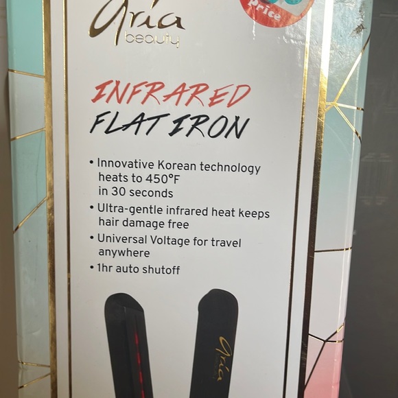 Hair | Aria Beauty Infrared Flat Iron New In The Box | Poshmark